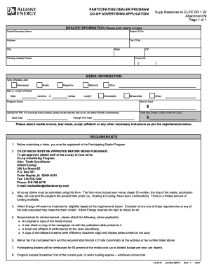 Co-op Advertising Application