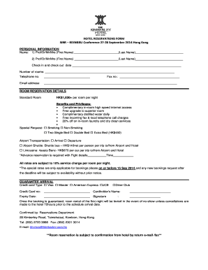 Hotel Reservation Form