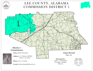 Lee County Alabama Commissioner Districts - Fill Online, Printable,  Fillable, Blank | pdfFiller