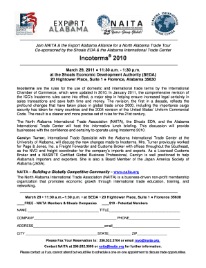 Incoterms 2010 - The North Alabama International Trade Association - naita