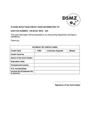 Credit Card Payment Form