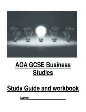 AQA GCSE Business Studies Study Guide and Workbook