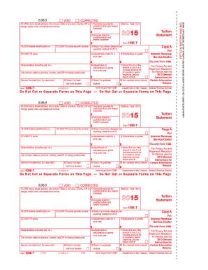 Form 1098-T Tuition Statement
