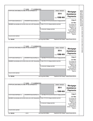 Form 1098-MA Mortgage Assistance Payments