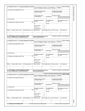 Form W-2 Wage and Tax Statement