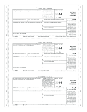 Form 1098 Mortgage Interest Statement