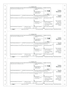 Form 1098-T Tuition Statement