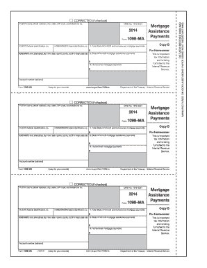 Form 1098-MA Mortgage Assistance Payments