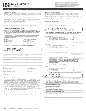 IRA Application Form