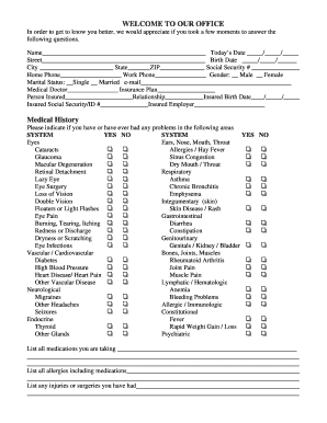 Patient Intake Form