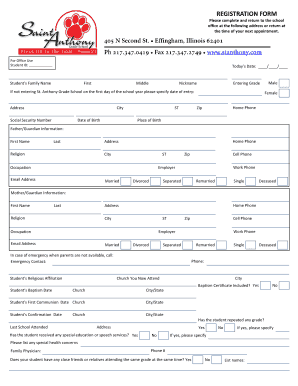 Student Registration Form
