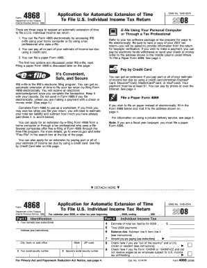 IRS Form 4868