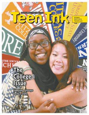 Teen Ink Magazine Subscription Form