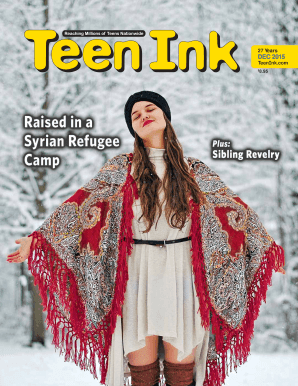 Teen Ink Magazine Subscription Form