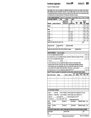 Anthem Health Insurance Enrollment Application