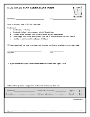 Going to bank leave letter - SICK LEAVE BANK PARTICIPANT FORM - portalsgesd40org - portals gesd40