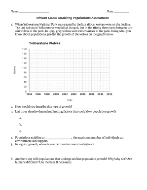African Lions Population Assessment