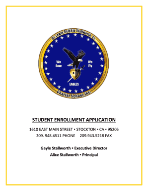 Student Enrollment Application