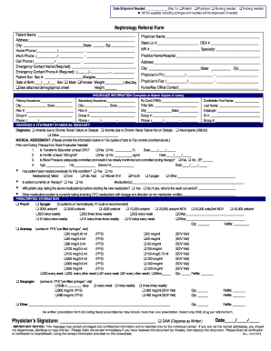 Nephrology Referral Form