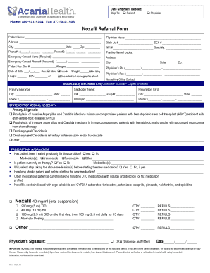 Noxafil Referral Form