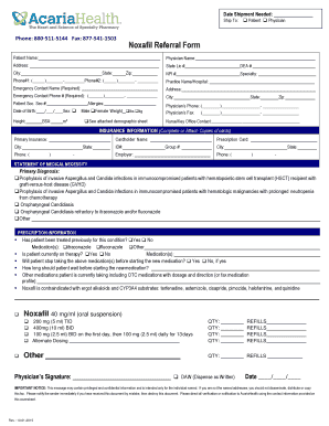 Noxafil Referral Form