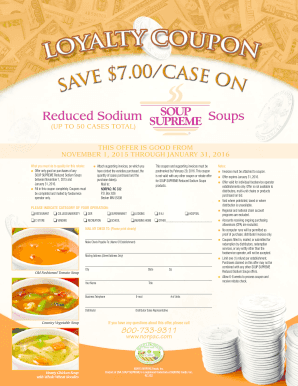Soup Supreme Reduced Sodium Rebate Form