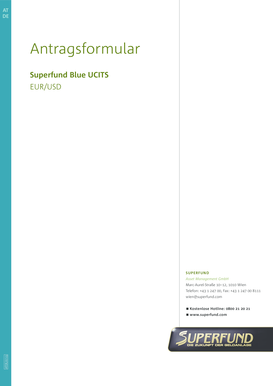 Superfund Blue UCITS Antragsformular