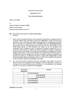 Attachment 1132 Form of Bank Guarantee MIN - ppp-projetopontal codevasf gov