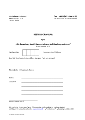BESTELLFORMULAR
