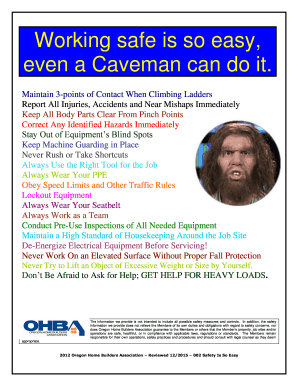 Safety Reminders Meeting Guide