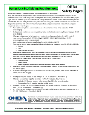Pump Jack Scaffolding Safety Guide