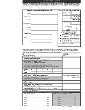 New Hire/Rehire Event Staff Checklist