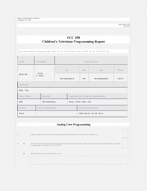 FCC Children's Television Programming Report
