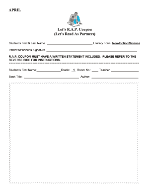 Let's Read As Partners Coupon