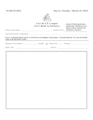 Let's Read As Partners Coupon