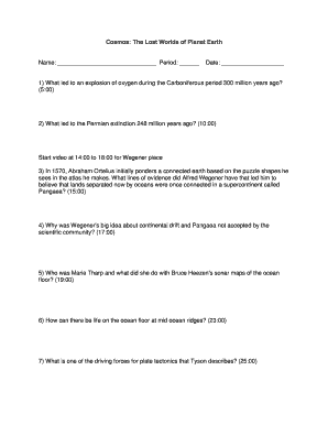 Cosmos Study Guide