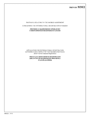 Madrid Protocol International Registration Application