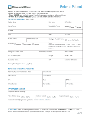 Patient Referral Form