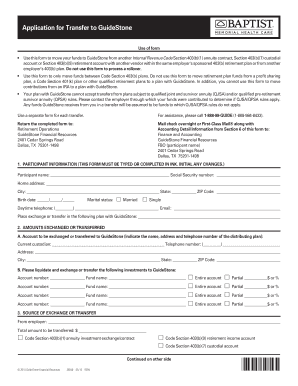 GuideStone 403(b) Transfer Application