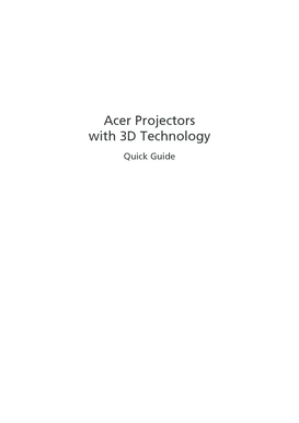 Acer Projector 3D Technology Quick Guide