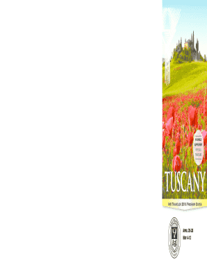 Tuscany Travel Program Reservation Form