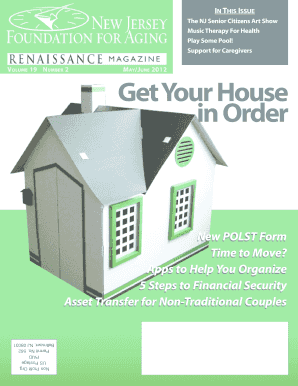 Get Your House in Order - New Jersey Foundation for Aging - njfoundationforaging