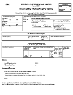 Initial Statement of Beneficial Ownership of Securities