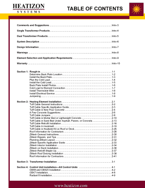 Heatizon Systems Installation Guide