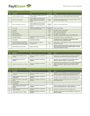 Calculator Assumptions PDF - PayItGreen