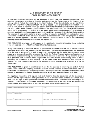 Civil Rights Assurance Form