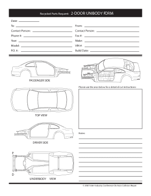 Recycled Parts Request Form