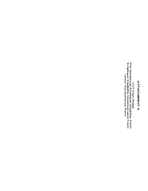 On-the-Job Training Employer Eligibility Form
