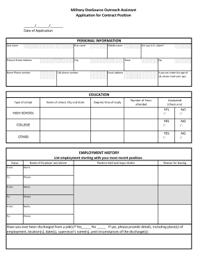Military OneSource Outreach Assistant Application