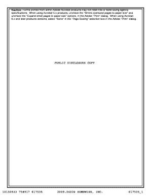 IRS Form 990 2009